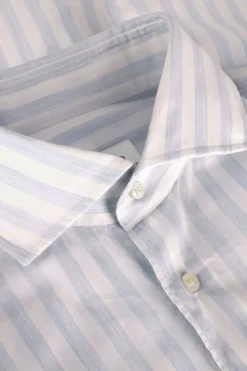 lichtblauwe profuomo casual overhemd ppuh10039