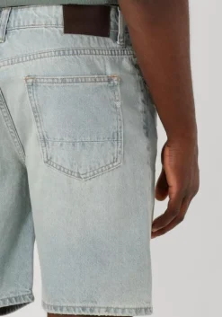 lichtblauwe pure path shorts the owen regular fit denim shorts