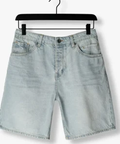 lichtblauwe pure path shorts the owen regular fit denim shorts