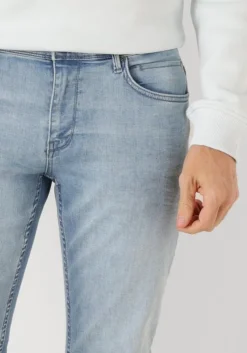 lichtblauwe pure path skinny jeans the jone skinny fit jeans