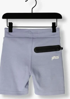 lichtblauwe raizzed korte broek rollan