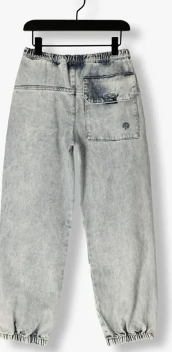 lichtblauwe raizzed slim fit jeans casablanca