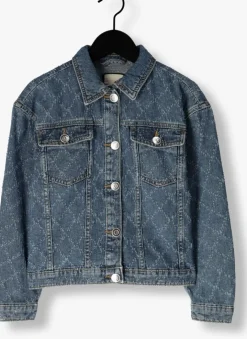 lichtblauwe raizzed spijkerjas tula laser