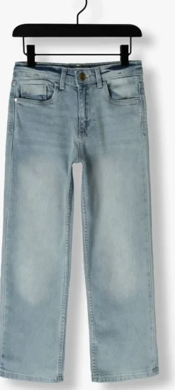 lichtblauwe raizzed straight leg jeans missouri
