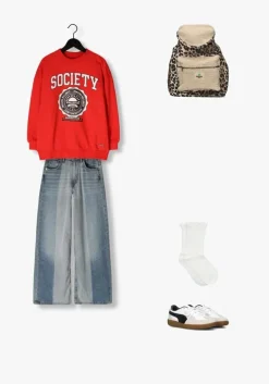 lichtblauwe raizzed wide jeans monaco special