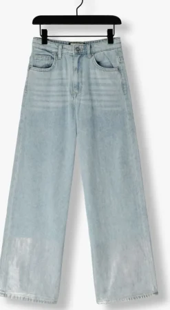 lichtblauwe raizzed wide jeans malaga