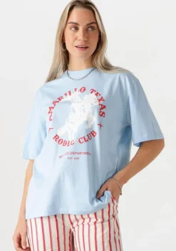 lichtblauwe refined department t-shirt maggy