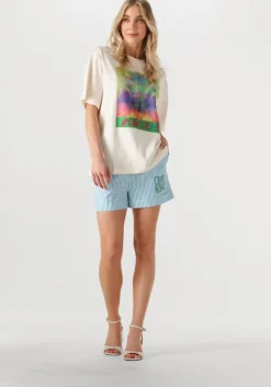 lichtblauwe refined department korte broek davida