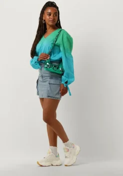 lichtblauwe refined department minirok jisel