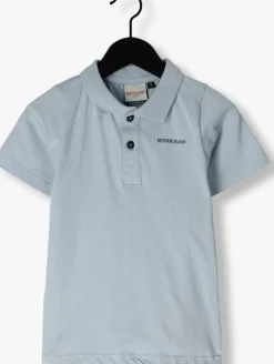 lichtblauwe retour polo antony