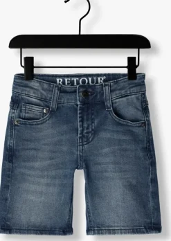 lichtblauwe retour shorts loek