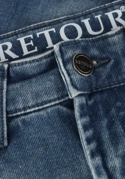 lichtblauwe retour shorts loek