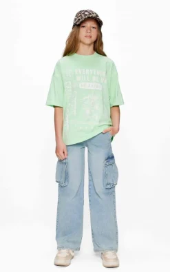 lichtblauwe retour wide jeans gerry