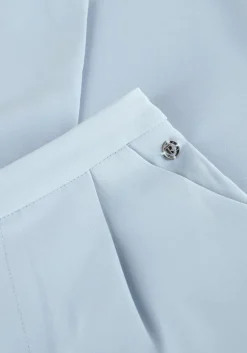 lichtblauwe retour wijde broek bonita