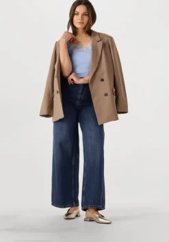 lichtblauwe rosemunde top beatha capsleeve