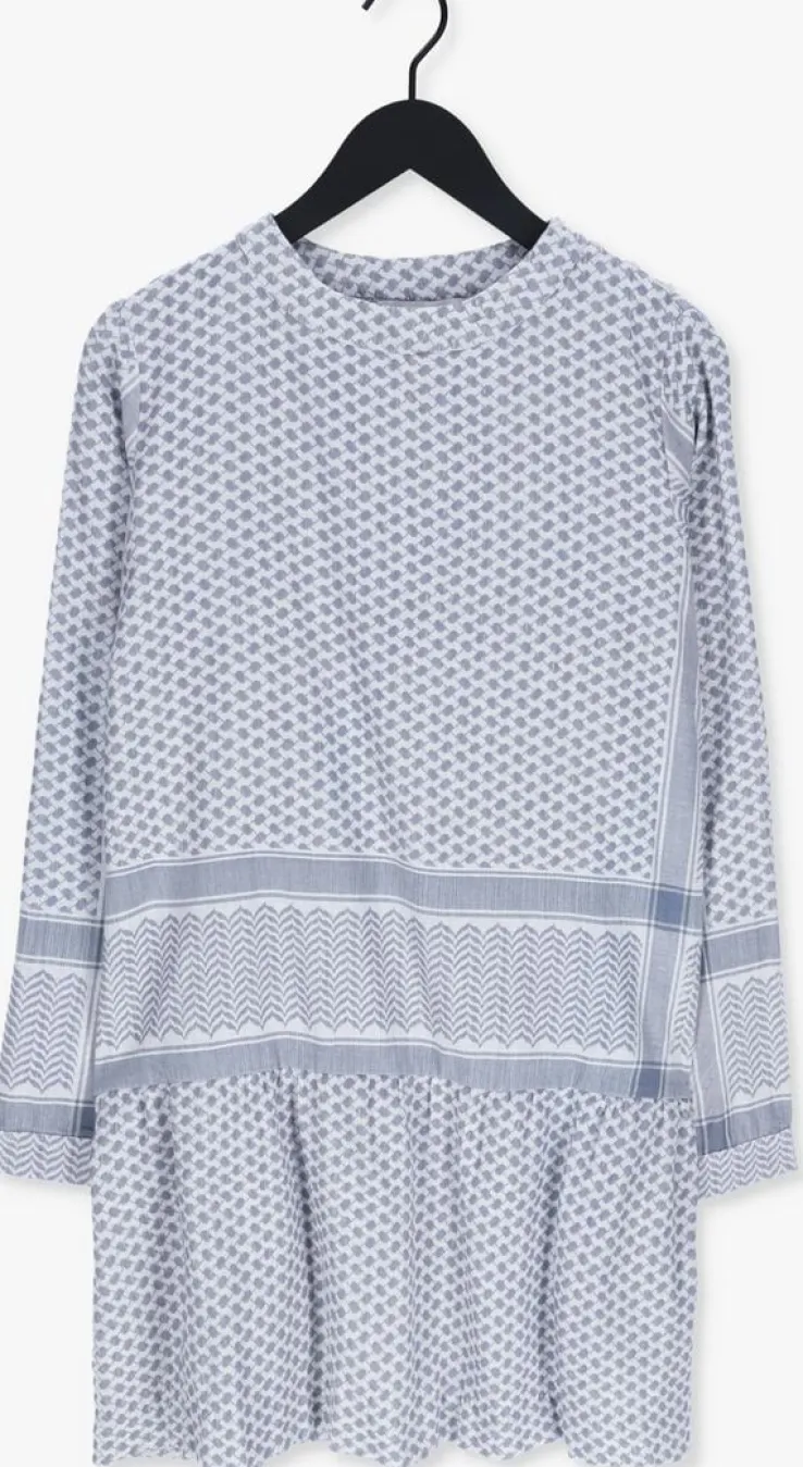 lichtblauwe rough studios mini jurk lana dress