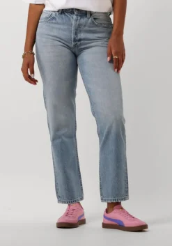 lichtblauwe rough studios straight leg jeans felix jeans