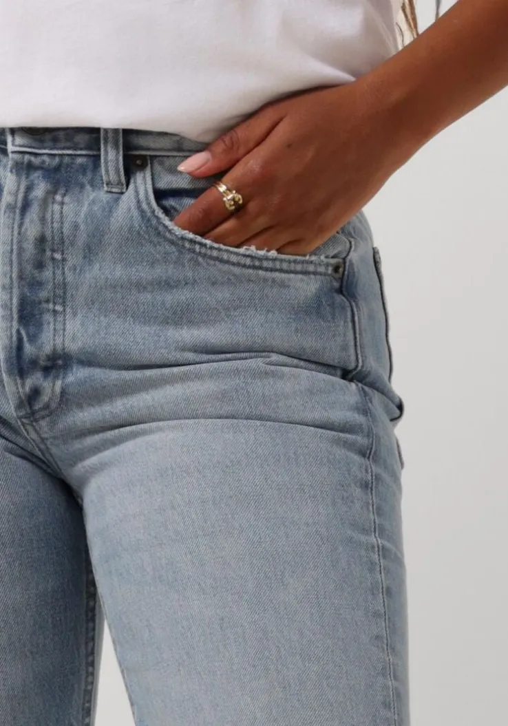 lichtblauwe rough studios straight leg jeans felix jeans