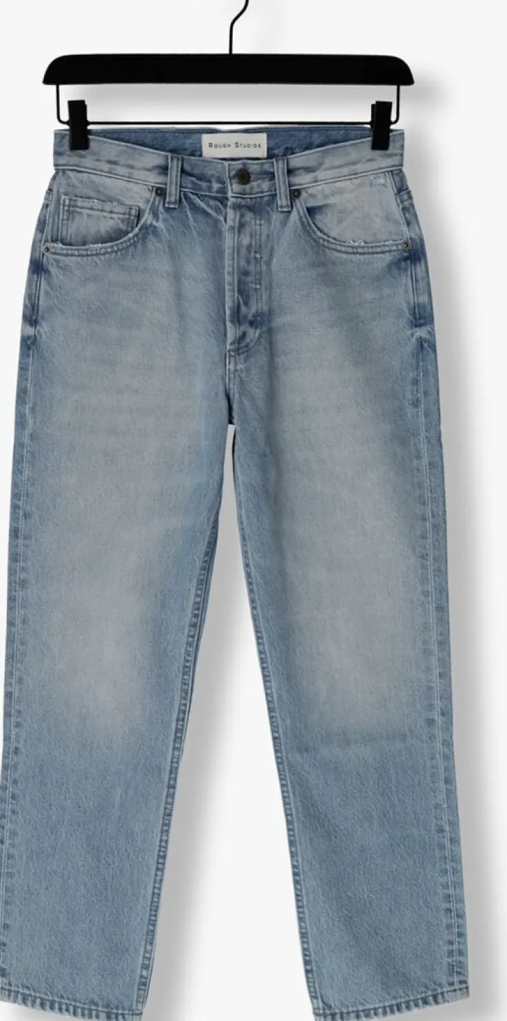 lichtblauwe rough studios straight leg jeans felix jeans