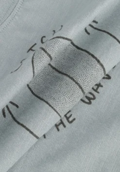 lichtblauwe rylee + cru t-shirt relaxed tee catch the wave