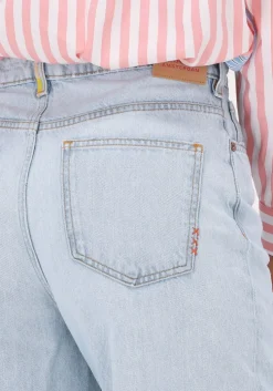 lichtblauwe scotch & soda wide jeans the ripple 50's jean
