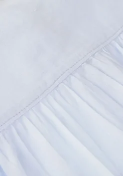 lichtblauwe scotch & soda blouses shirt with pin tuck yoke and gathering