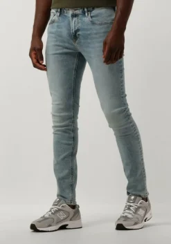 lichtblauwe scotch & soda skinny jeans skim skinny fit jeans - river deep