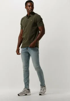 lichtblauwe scotch & soda skinny jeans skim skinny fit jeans - river deep