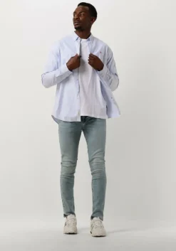 lichtblauwe scotch & soda skinny jeans skim skinny fit jeans - river deep