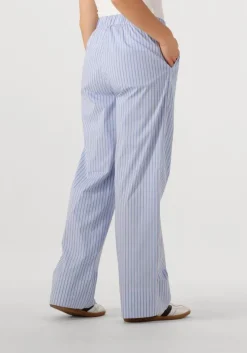 lichtblauwe second female wijde broek tenby trousers