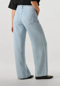 lichtblauwe second female wide jeans irvin denim jeans