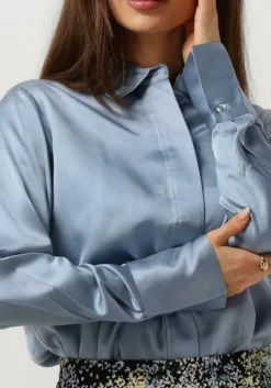 lichtblauwe second female blouses galla classic shirt