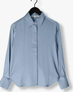 lichtblauwe second female blouses galla classic shirt