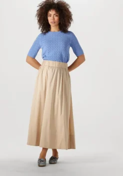 lichtblauwe selected femme top slfhelen 2/4 knit boat neck