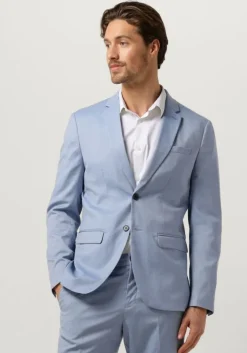 lichtblauwe selected homme colberts slhslim-cedric structure blz noos