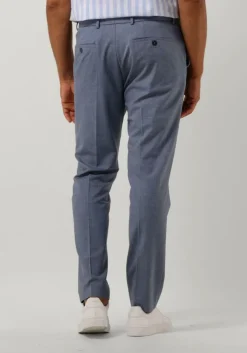 lichtblauwe selected homme pantalon slhslim-timeliam lt blu struc trs flex b