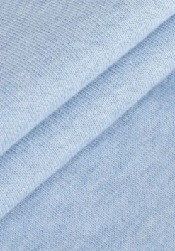 lichtblauwe selected homme trui slhberg crew neck noos