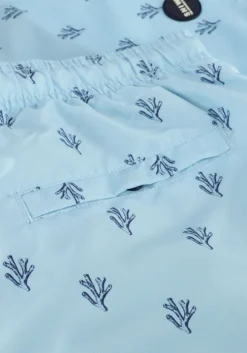 lichtblauwe shiwi zwembroeken men mike swim shorts 7 inch sketched coral