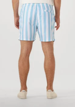 lichtblauwe shiwi zwembroeken men swimshort broad stripe