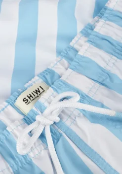 lichtblauwe shiwi zwembroeken men swimshort broad stripe