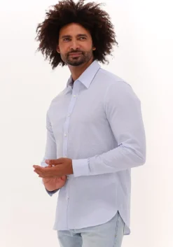 lichtblauwe tiger of sweden casual overhemd benjamins 9002