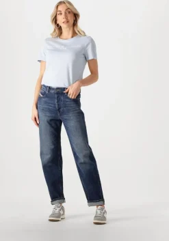 lichtblauwe tommy hilfiger t-shirt reg corp logo