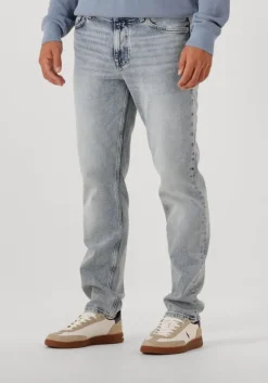 lichtblauwe tommy hilfiger straight leg jeans straight denton str century blue