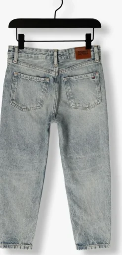 lichtblauwe tommy hilfiger straight leg jeans archive barrel fit midblue jeans