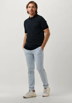 lichtblauwe tommy hilfiger chino bleecker chino 1985 pima cotton