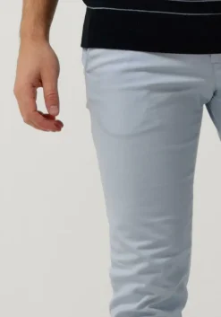 lichtblauwe tommy hilfiger chino bleecker chino 1985 pima cotton