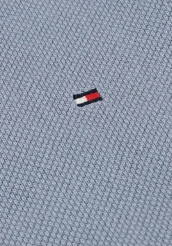 lichtblauwe tommy hilfiger trui essential structure crew neck
