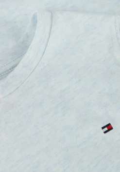 lichtblauwe tommy hilfiger t-shirt essential reg fit tee ss