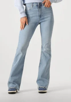 lichtblauwe tommy jeans flared jeans sylvia hgh flr ch0214