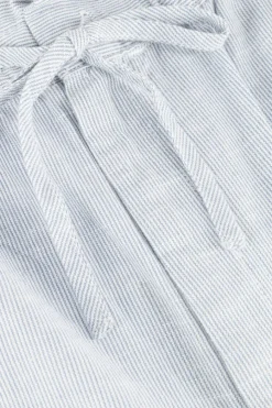 lichtblauwe tommy jeans korte broek tjw cotton linen short